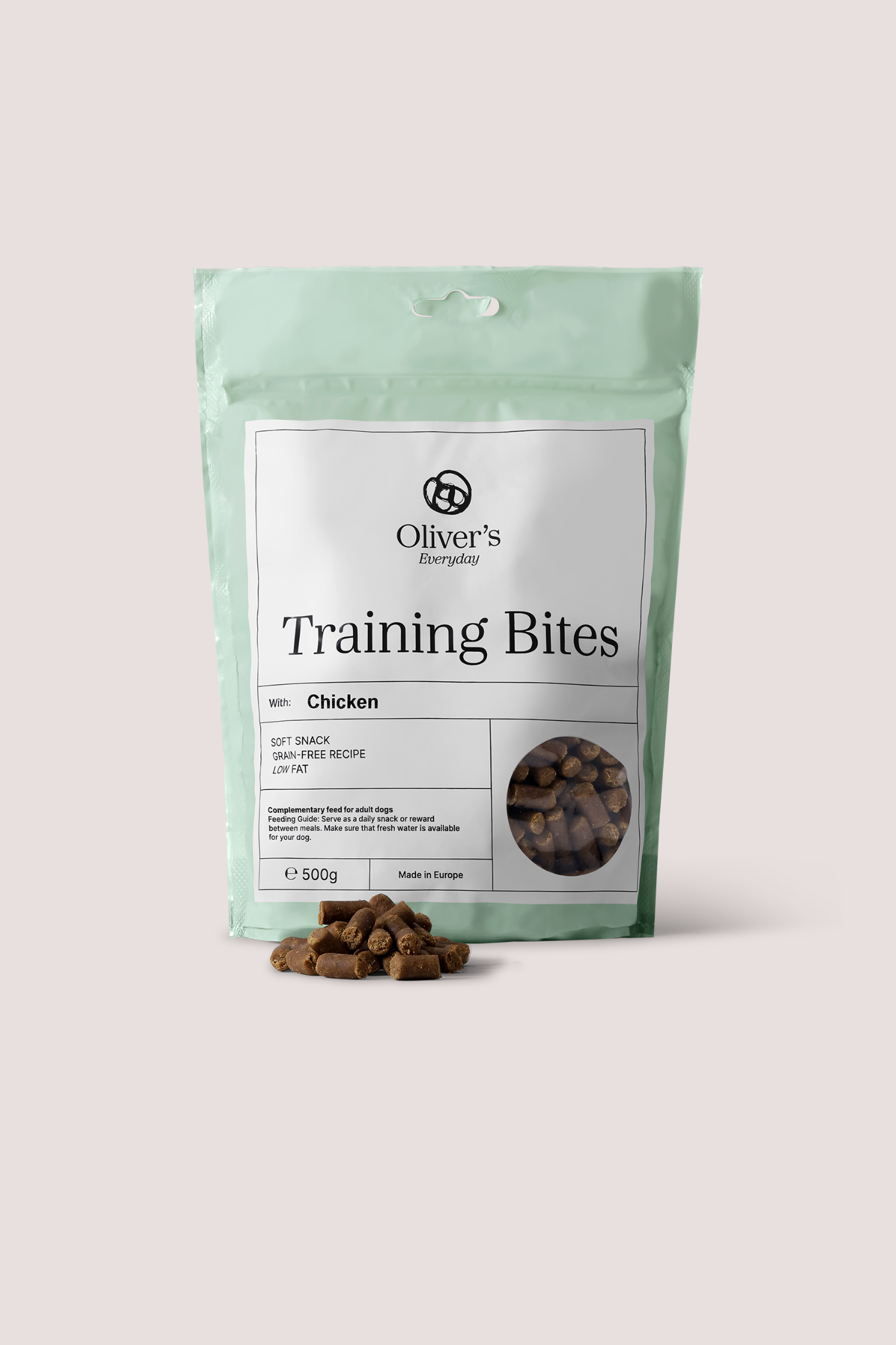 EVERYDAY TRAINING BITES CHICKEN 500G